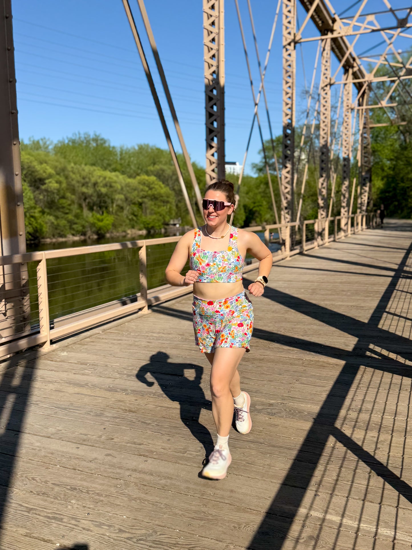 PRE-ORDER: On the Run Skort - Whimsy Wildflower