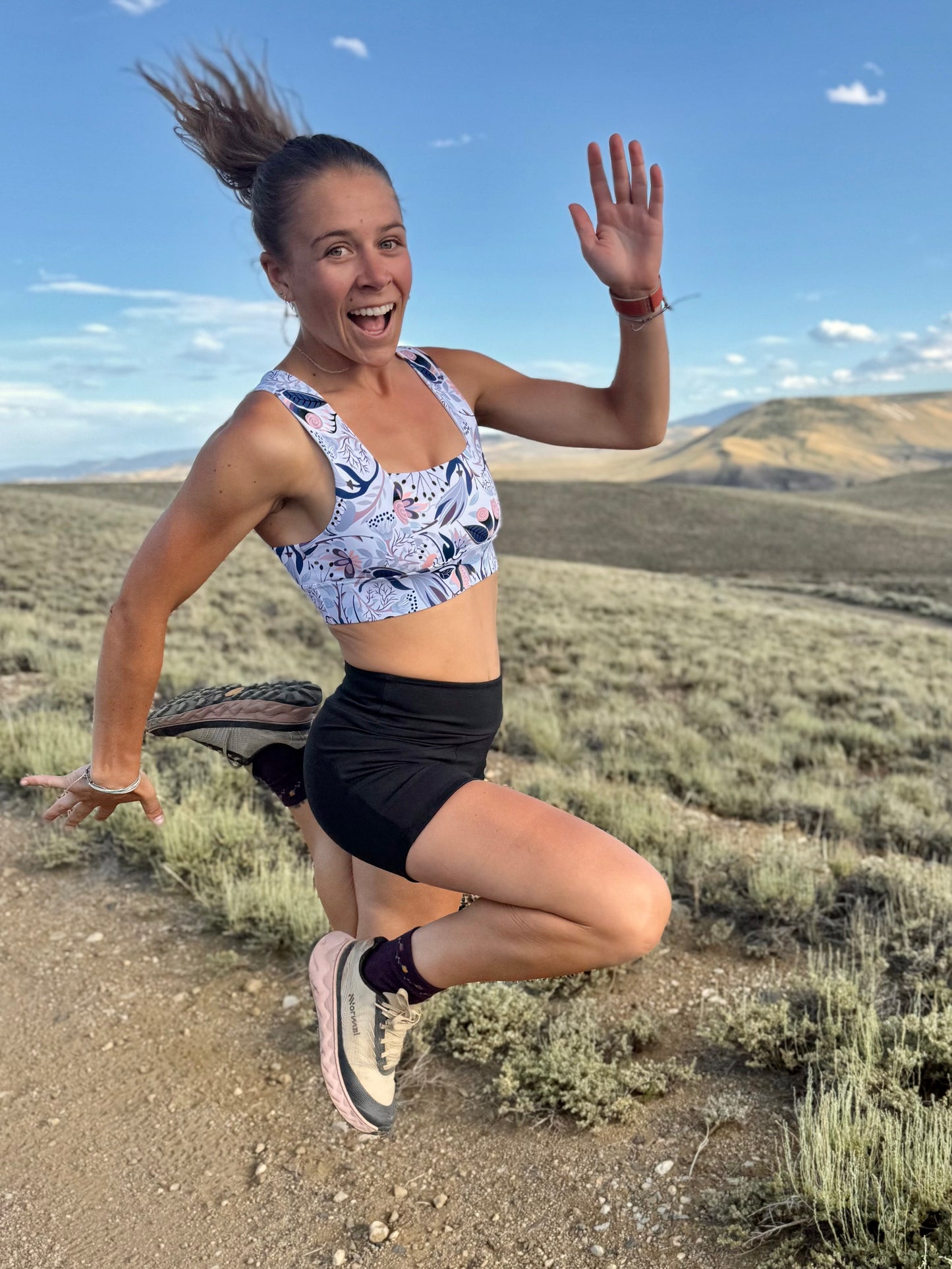 Square Neck Sports Bra - Bria Bra
