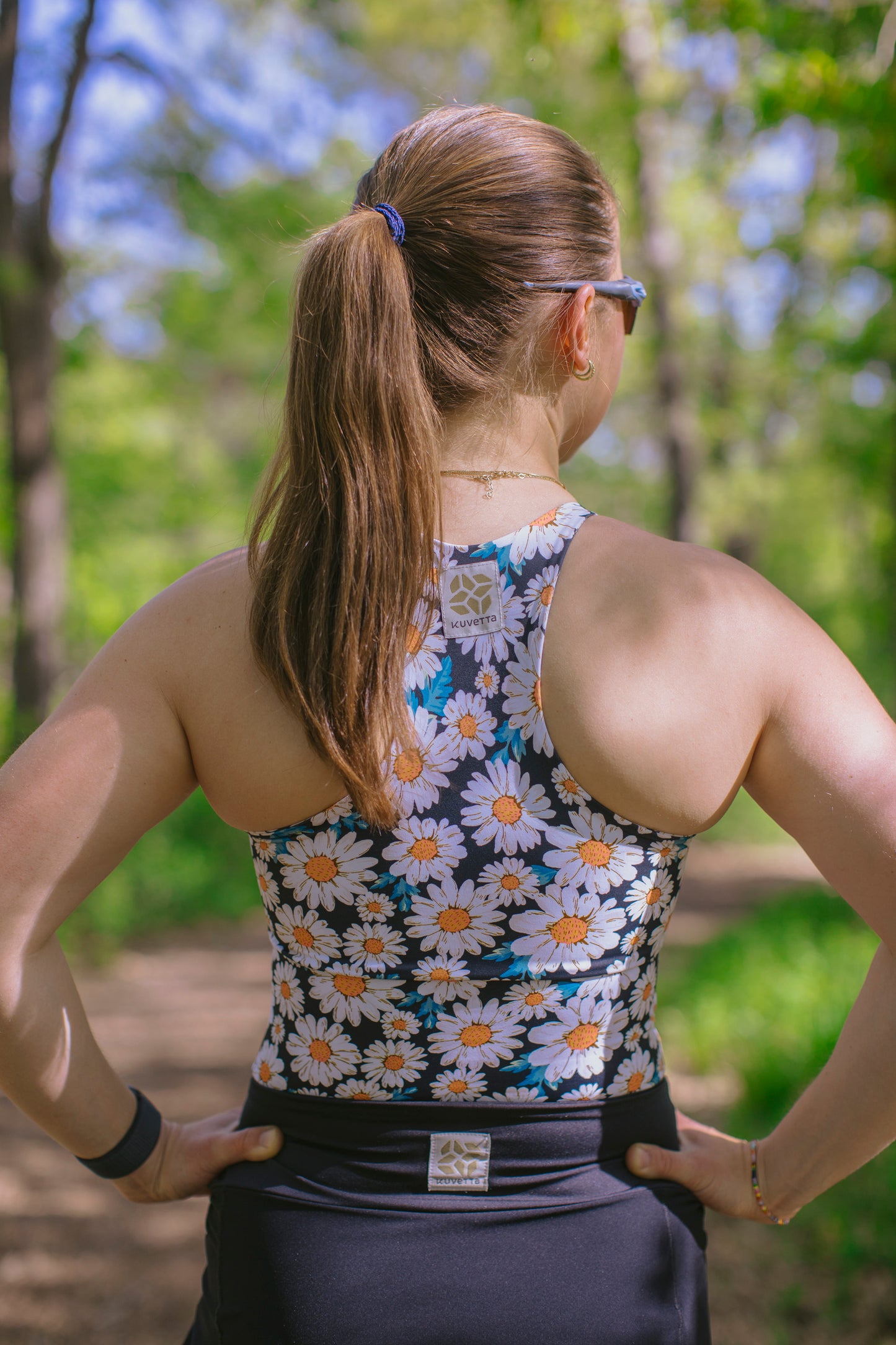 High Neck Crop - Daisy Dreams