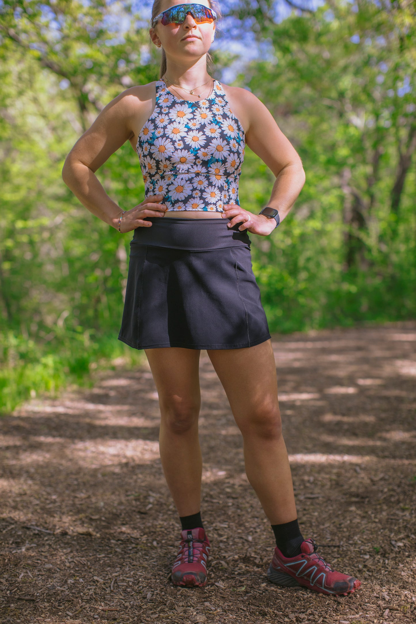 On the Run Skort - Black