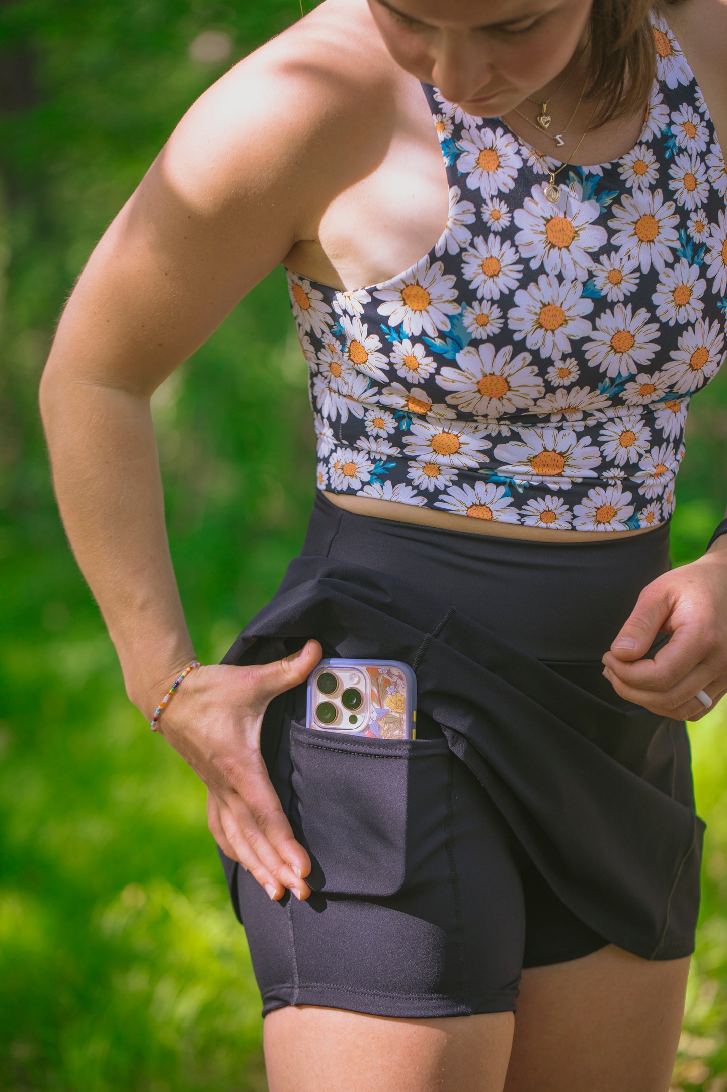On the Run Skort - Black