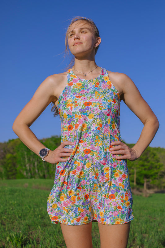 Made-to-order: All-Day Active Dress - Whimsy Wildflower