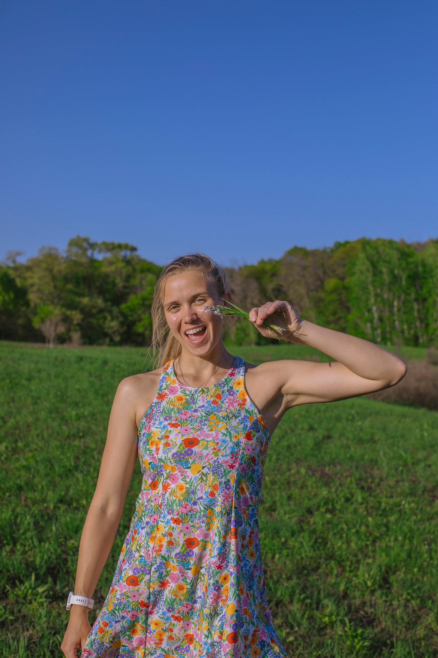 Made-to-order: All-Day Active Dress - Whimsy Wildflower
