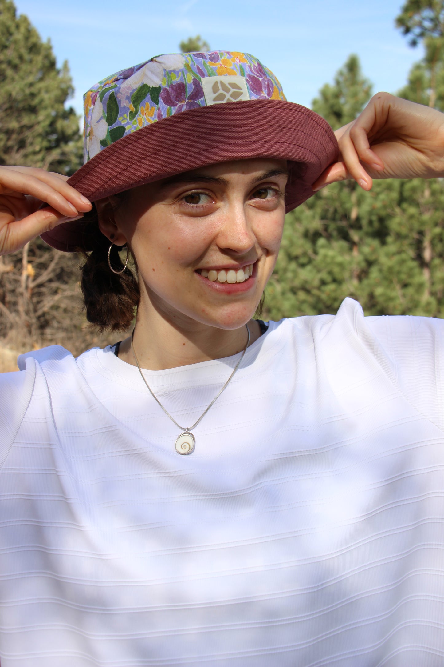 Bucket Hat:  Lilac + Floral