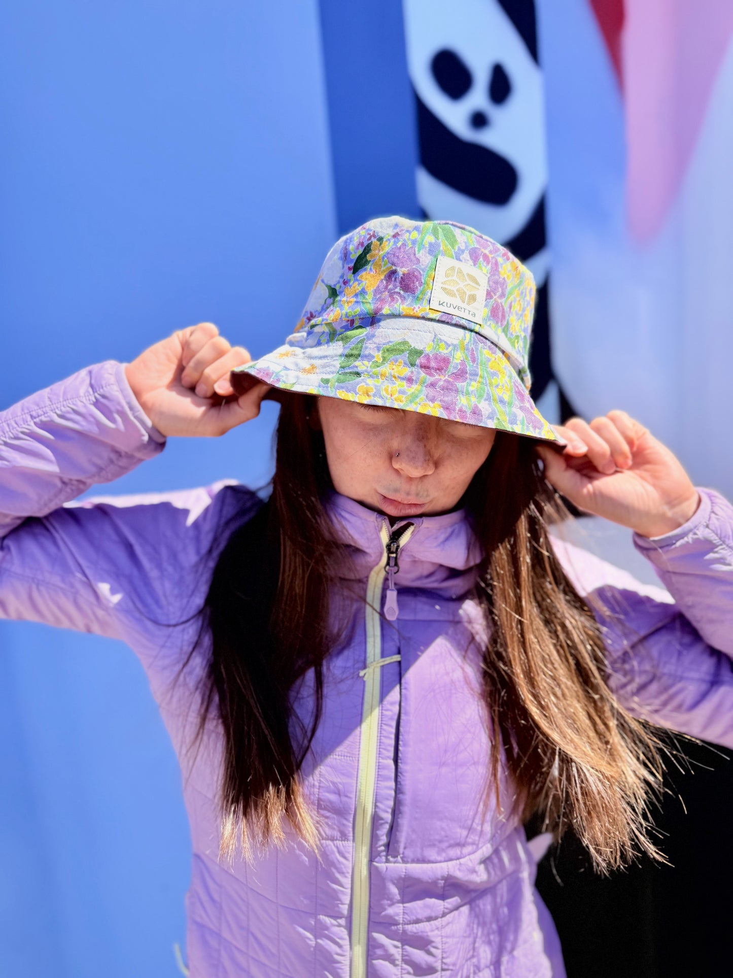 Bucket Hat:  Lilac + Floral