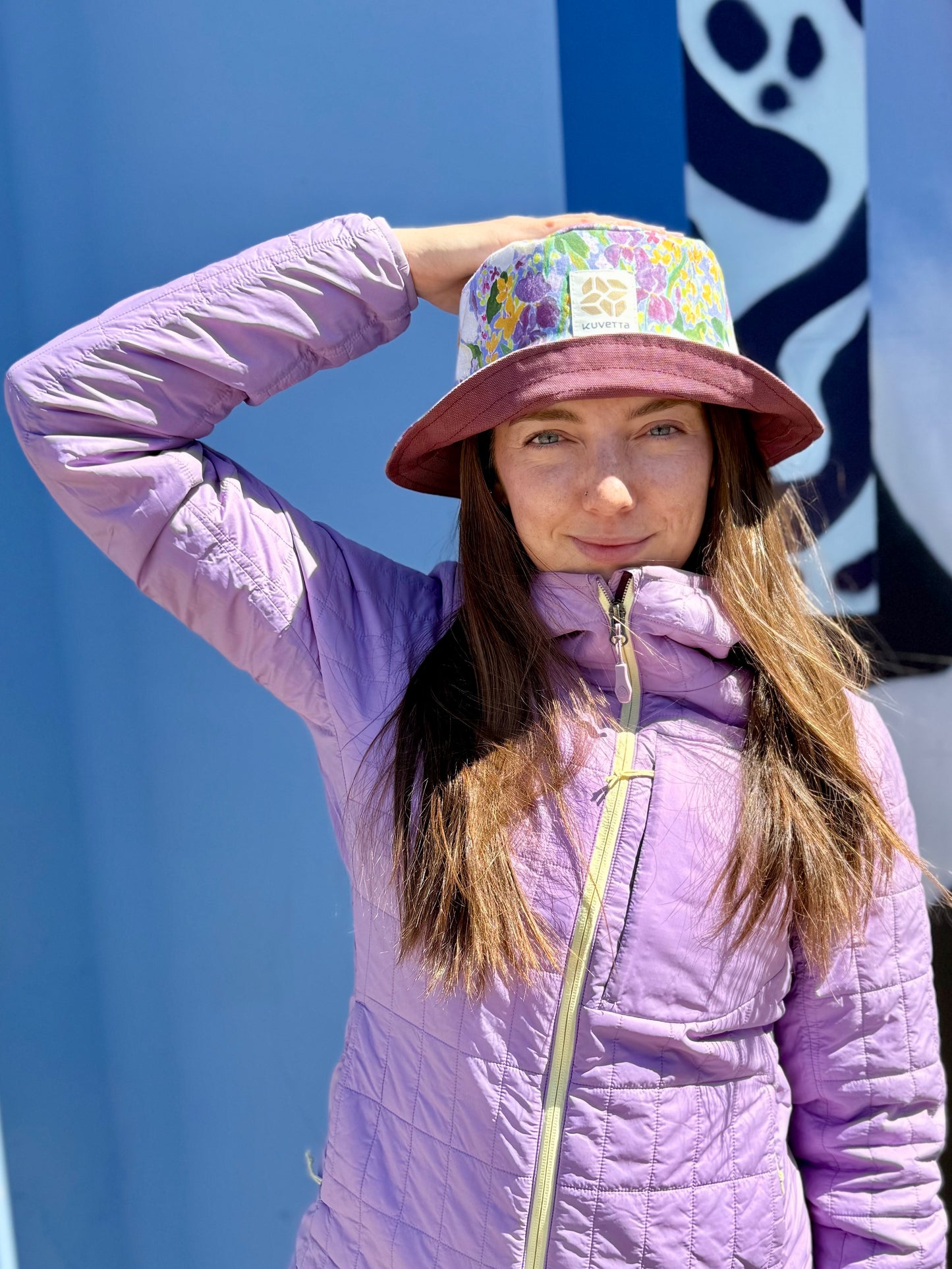 Bucket Hat:  Lilac + Floral