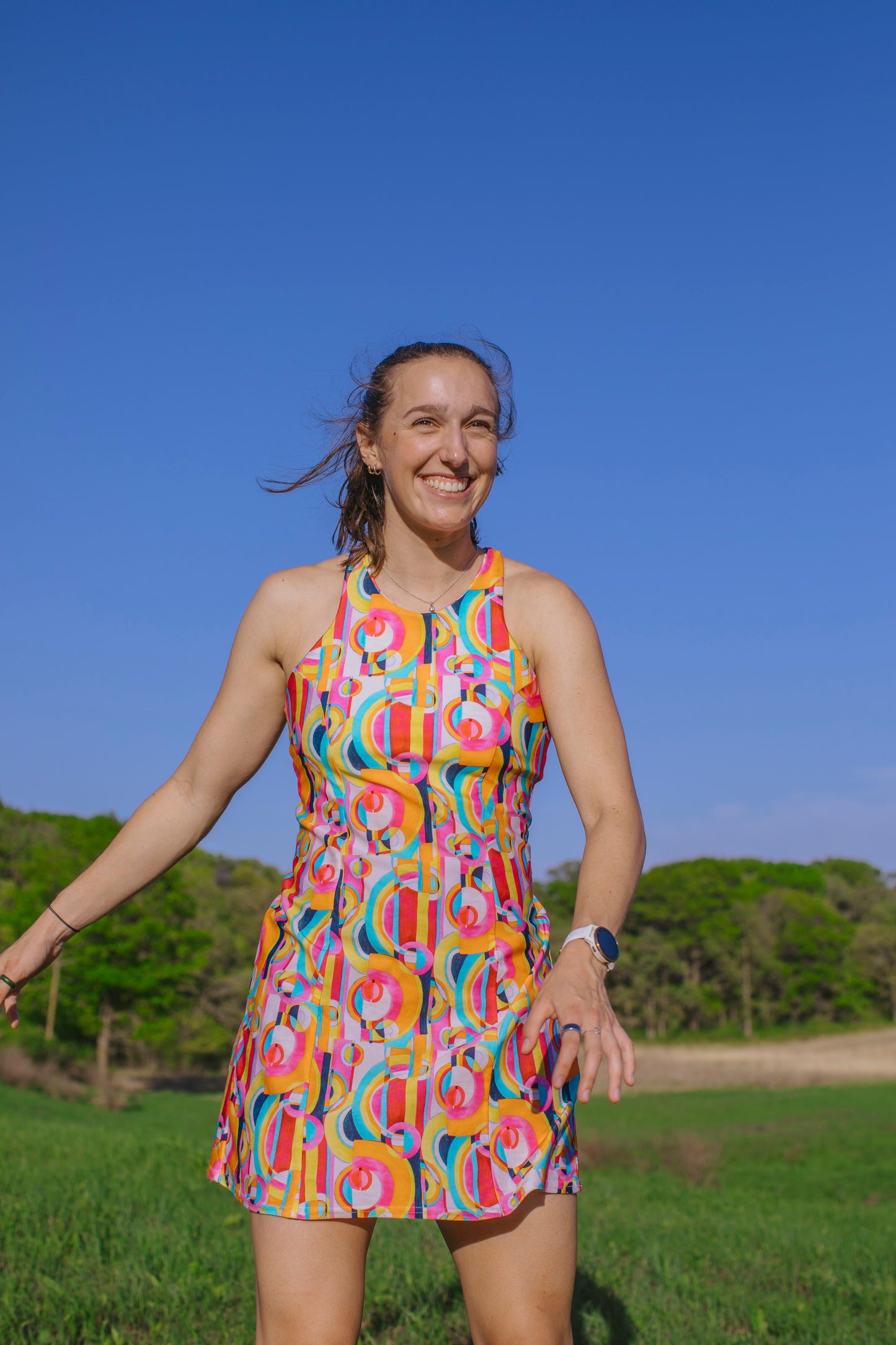 All-Day Active Dress - Pink Disco